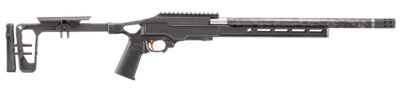 RUGER 10/22 COMPETITION LEFT HANDED 22LR 16.1″ STS/CARBON SLEEVE, GREY BIRCH CHASSIS, 1-10RD MAG