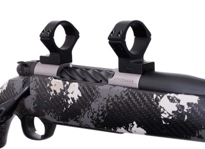 Weatherby TRBVLAS1 Scope Mount/Ring Combo  Matte Black Alloy 1″ Tube, Weatherby Mark V Medium Rings Standard 6-Lug Action
