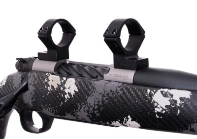 Weatherby W940705 Scope Mount/Ring Combo  Matte Black Alloy 1″ Tube Weatherby Mark V Medium Rings Magnum 9-Lug Action