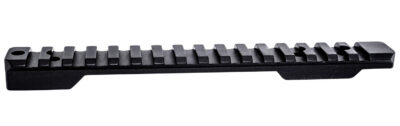Weatherby P00252705 Picatinny Rail  Black Hardcoat Anodized Alloy Fits Weatherby Mark V Magnum 9-Lug Action