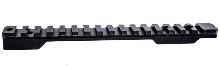 Weatherby PS0252150 Picatinny Rail Peak 44 Black Weatherby Mark V Picatinny Rail/Weaver Mount Short Action