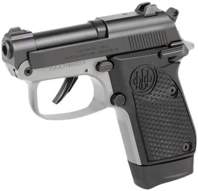 Beretta USA J20X22R8 20X Bobcat You’re On Your Own 22 LR 8+1 2.40″ Black Steel Barrel, Gray Cerakote ELS/Serrated Steel Slide, Black Polymer Frame w/Beavertail, Helica Texture Grip