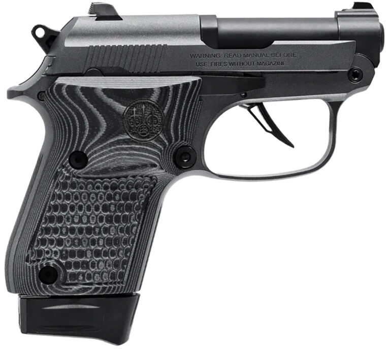 Beretta USA J20X22R8M2 20X Bobcat You're On Your Own  22 LR 8+1 2.40" Black Steel Barrel, Silver Cerakote ELS/Serrated Steel Slide, Black Polymer Frame w/Beavertail, Helica Texture Grip