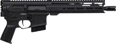 CMMG 34A840F-AB Dissent MK4 338 ARC 10+1 10.50″ Black Nitride Threaded Barrel, 9.60″ M-LOK Handguard, Black Armor Cerakote Aluminum Picatinny Rail Receiver, Rear Picatinny Rail, CMMG Zeroed Grip