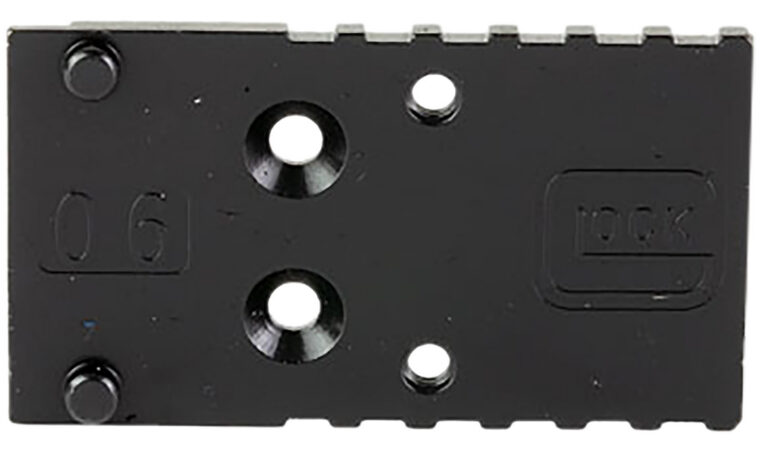 Glock, mos Adapter Plate 06 Set (Pkg)10mm, .45cal, .40cal, For Glock G20, G21, G22,G23, G35, G40 Fits Optic Trijicon, Ameriglo, Holosun (except 509)