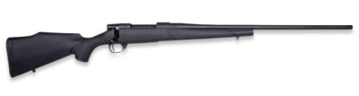 Weatherby VHS223RR0T Vanguard Obsidian 223 Rem 5+1 20″ Blued Heavy Threaded Barrel, Blued Drilled & Tapped Steel Receiver, Monte Carlo Black Polymer Stock