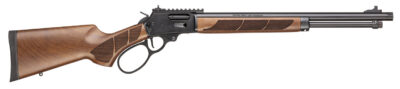 Smith & Wesson 13810 1854  357 Mag 10+1 19.25″ Black Armornite Threaded Barrel, Black Armornite Picatinny Rail Stainless Steel Receiver, Fixed w/Textured Grip Panels Walnut Stock