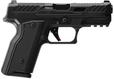 Fusion Firearms XF9BLK XF Pro 25acp Single Shot, 9″ barrel, Black Optic Cut/Serrated/Window Cut Aluminum Slide, Black Aluminum Frame w/Beavertail & Picatinny Rail, Interchangeable Panels Grip