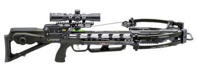 TenPoint Turbo X Crossbow Package ACUslide Rangemaste 100 Scope Moss Green