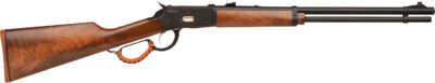 Gforce Arms GFLVR44 Saddlehorn  44 Mag 10+1 20″ Black Steel Barrel, Black Aluminum Receiver, Fixed Walnut Stock