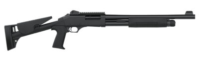 Dickinson LLC TAC4ST Tac-4 ST 12 Gauge Pump 3″ 5+1 Black Steel Barrel, Matte Black Picatinny Rail Receiver, Adj Comb Synthetic Stock, Black Polymer Grip
