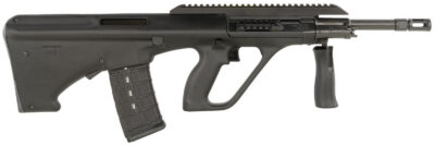 Steyr Arms AUGM2BLKEXT300 AUG A3 M2 300 Blackout 30+1 16″ Black Steel Barrel, Black Mannox Receiver, Black Synthetic Stock