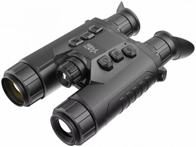 OBSERVIR LRF 35-384 35MM 5.5-20X THERMAL BINOCULARS W/LASER OBSERVIR LRF 35-384 35MM 5.5-20X MAG 384X288-RES BLACK