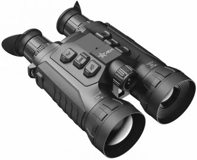 OBSERVIR LR 60-1280 60MM 2.5-28X THERMAL BINOCULARS W/LASER OBSERVIR LRF 60-1280 60MM 2.5-28X MAG 1280X1024-RES BLACK