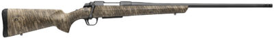 Browning 035841282 AB3  6.5 Creedmoor 4+1 22″ Matte Blued Threaded Sporter Barrel, Matte Blued Drilled & Tapped Steel Receiver, Fixed w/Textured Grip Panels Mossy Oak Bottomland Composite Stock