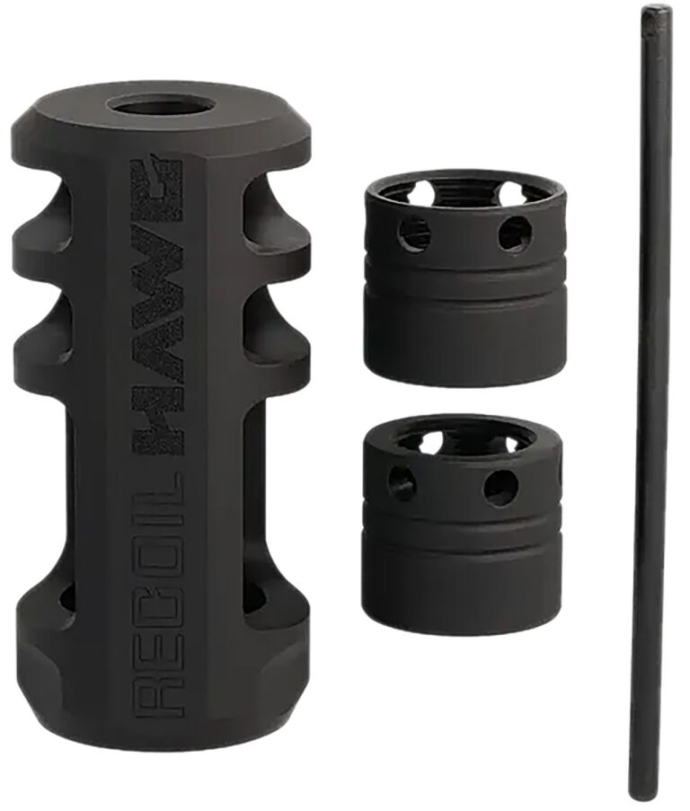 Browning 001293093 Xeno Recoil Hawg Black Matte Stainless Steel M13x0.75 Threads 2.20" OAL