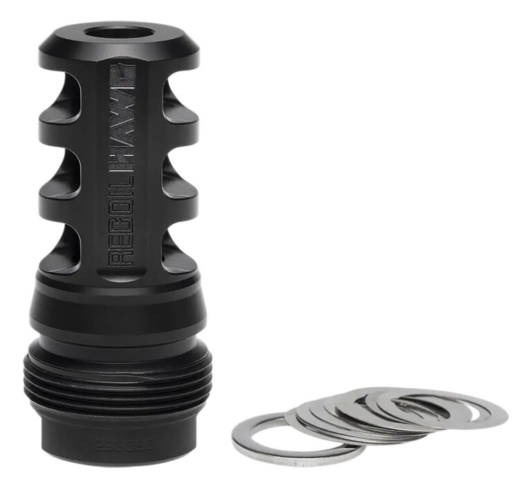 Browning 001293095 Xeno Recoil Hawg Black Matte Stainless Steel M13x1.25 Threads 2.20" OAL