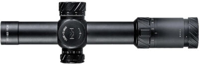 Meprolight USA 901245701 MVO  Matte Black Anodized 1-8x28mm 34mm Tube, Illuminated M1 MRAD Etched Green/Red Reticle