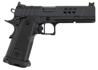 MAC 12500011 9 DS-D 9mm Luger 17+1 5″ Black QPQ Bull Barrel, QPQ Tenifer Cerakote Optic Cut/Serrated Steel Slide, QPQ Tenifer Cerakote Steel Frame w/Accessory Rail & Beavertail