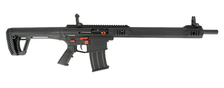 TT-12 PRO Black w/ Red SA Magfed 12GA Self Reg Gas Mil-Spec Buffer Tube