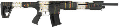Tokarev USA 21000428 TAR SP 12 Gauge AR Style 18.50″ Splatter Camo Aluminum Receiver w/Picatinny Rail, Polymer Stock, Ambidextrous