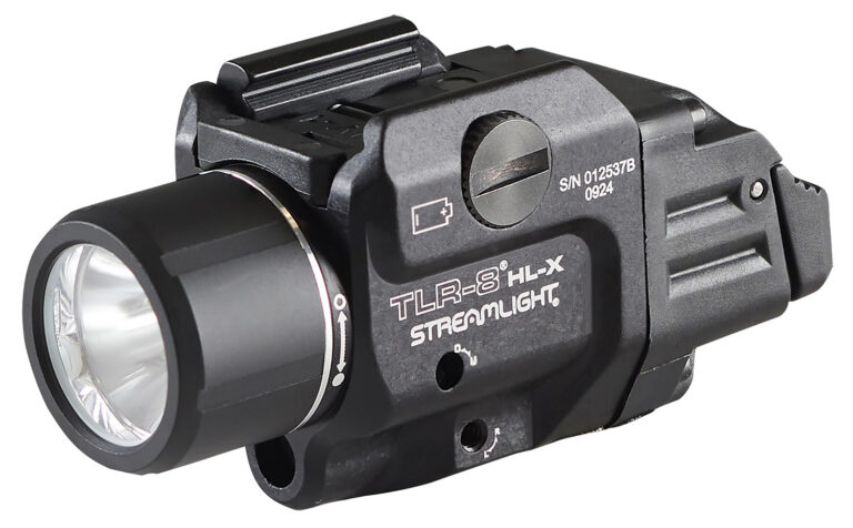 TLR-8 HL-X SUB TACTICAL LIGHT W/RED LASER TLR-8 HL-X RAIL MOUNT TACTICAL LIGHT W/RED LASER BLACK