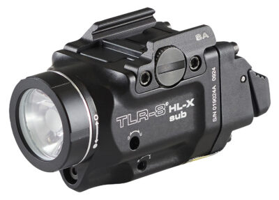 TLR-8 HL-X SUB TACTICAL LIGHT W/RED LASER TLR-8 HL-X SUB TACTICAL LIGHT W/RED LASER FOR HELLCAT BLACK