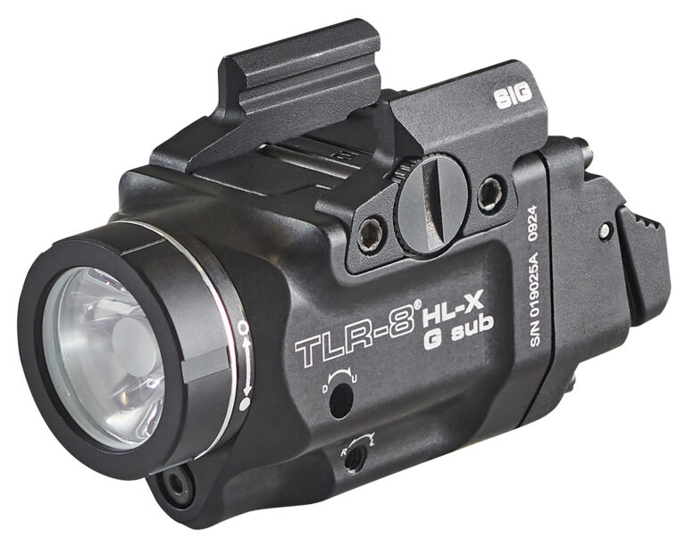 TLR-8 HL-X SUB TACTICAL LIGHT W/GREEN LASER TLR-8 HL-X G SUB TACTICAL LIGHT W/GN LASER FOR P365/XL BLACK