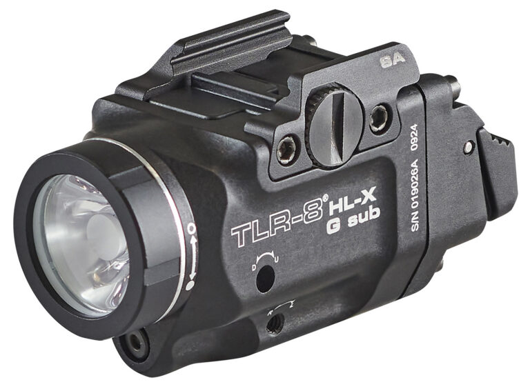TLR-8 HL-X SUB TACTICAL LIGHT W/GREEN LASER TLR-8 HL-X G SUB TACTICAL LIGHT W/GN LASER FOR HELLCAT BLACK