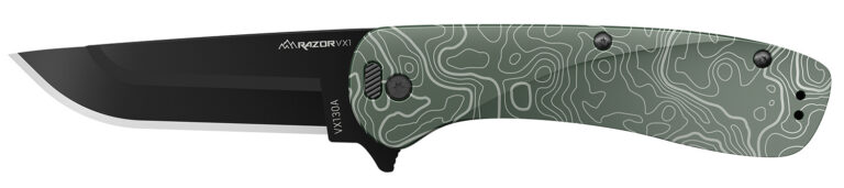 Outdoor Edge VX130CC Razor VX1 3" Folding Plain