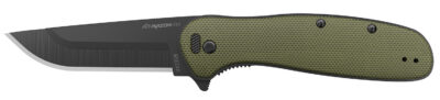 Outdoor Edge VX230CC Razor VX2  3″ Folding Plain 420J2 SS Blade Green