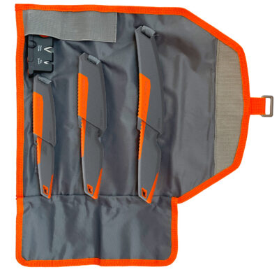 Outdoor Edge VNTX4C Vantex  3.50″/3″/5″ Drop Point/Caping/Boning 7Cr17MoV SS Blade Glass-Filled Nylon Handle 4 Pieces