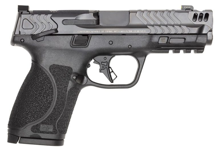 SMITH&WESSON PERFORMANCE CENTER M&P 9 M2.0 COMPACT CARRY COMP 9MM LUGER 4.22IN 10RD SF OR OPTIC READY THUMB SAFETY BLACK/GREY 14387