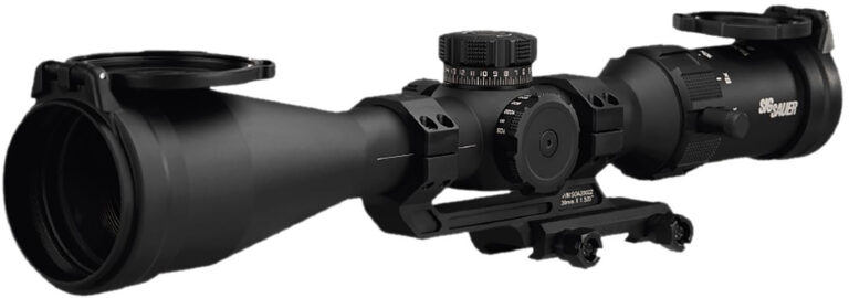 TANGO-SPR 6-24X52MM SFP ILLUMINATED RIFLE SCOPE TANGO-SPR 6-24X52MM SFP BDC-1 RETICLE BLK W/MOUNT