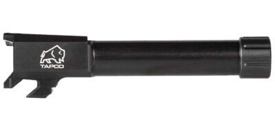 Tapco TAP22028 Springfield 9mm Luger Threaded Black Melonite Stainless Steel, Fits Springfield Hellcat
