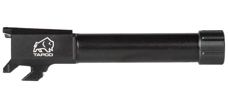 Tapco TAP22028 Springfield 9mm Luger Threaded Black Melonite Stainless Steel, Fits Springfield Hellcat