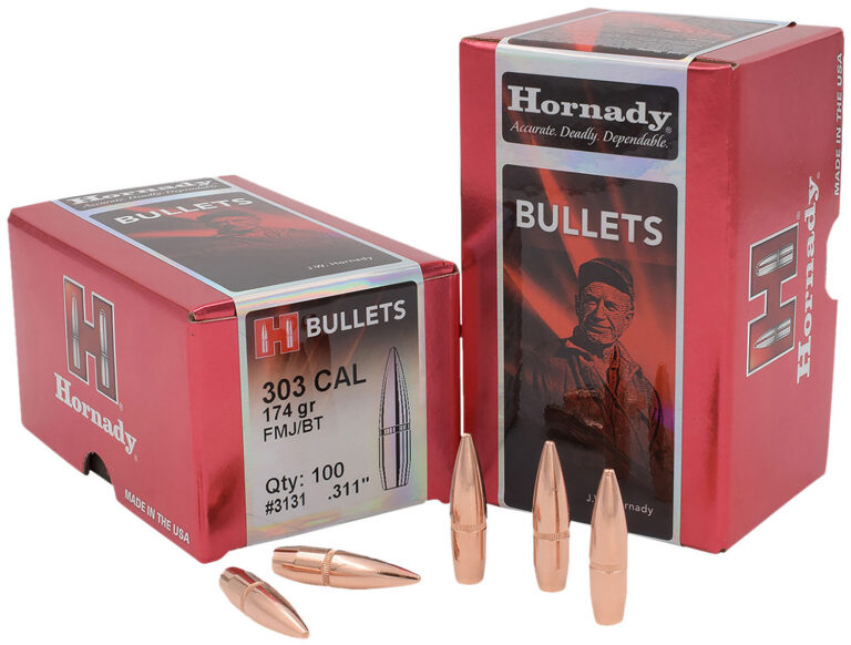 FULL METAL JACKET 303 CALIBER (0.311'') FULL METAL JACKET BULLETS 303 CALIBER (0.311'') 174GR FULL METAL JACKET 100/BOX