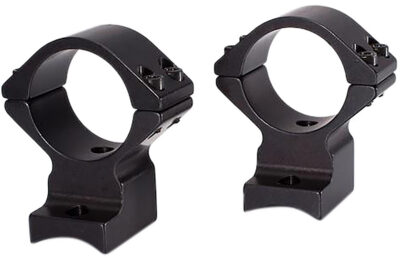 Talley 94X719 Scope Mount/Ring Combo  Black Anodized Aluminum 1″ Tube, Savage (8-40) Round Receiver w/Accutrigger, Medium Rings