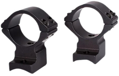 Talley 95X719 Scope Mount/Ring Combo  Black Anodized Aluminum 1″ Tube, Savage (8-40) Round Receiver w/Accutrigger, High Rings