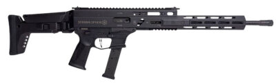 Grand Power 810091156094 Stribog SP9A3G 9mm Luger 16″ Black Barrel, Black Receiver, Polymer Stock & Grip