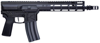 Global Ordnance LLC 197892003230 Monolith 15P 5.56x45mm NATO 30+1 12.50″ Black Mono Barrel, M-LOK Handguard, Black Aluminum Picatinny Rail Receiver, Rear Picatinny Rail, B5 P-Grip 23 Grip