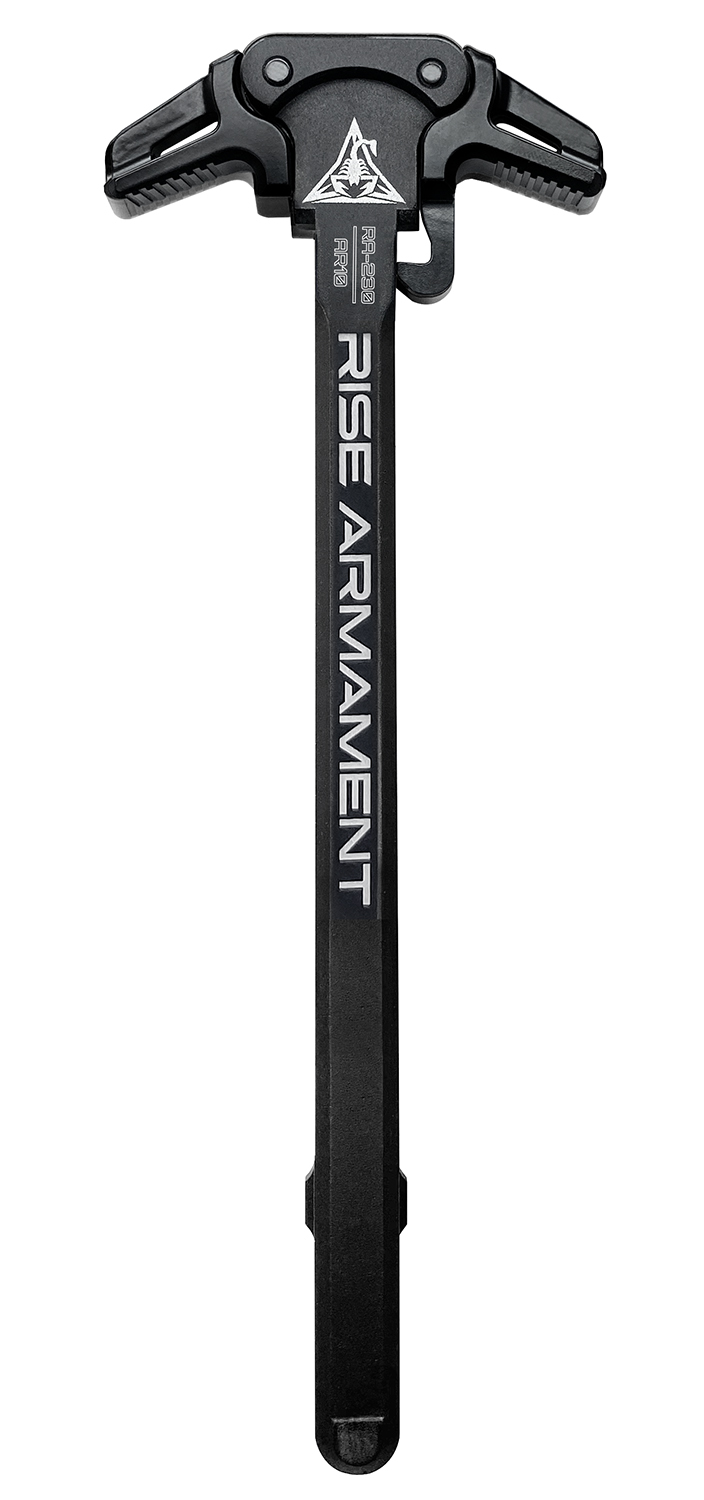 Rise Armament RA230BLK RA-230 Charging Handle AR-10 Black Anodized Aluminum Ambidextrous Hand