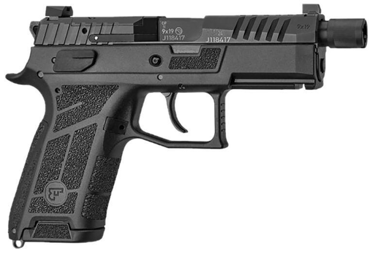 CZ P-09 C NOCTURNE SUPPRESSOR-READY, 1/2X28, 9MM, 17RD, OPTICS-READY, BLK POLYMER FRAME, NITRIDE SLI