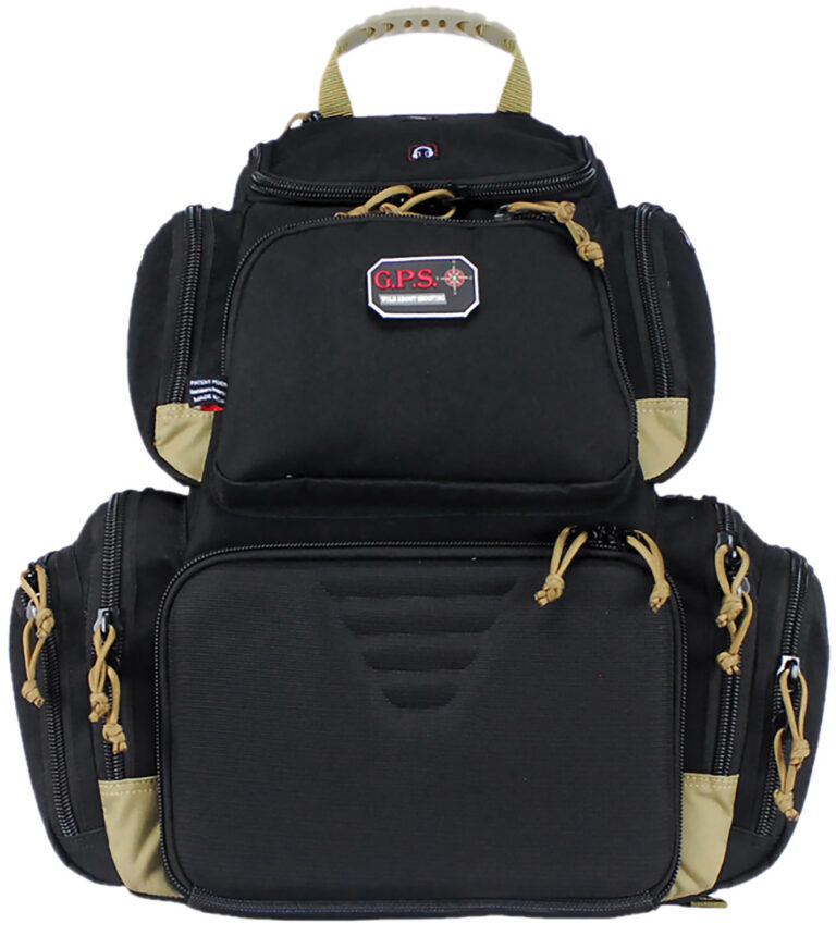 GPS Bags GPS1711BPBT Handgunner Backpack 1000D Nylon Black/Tan