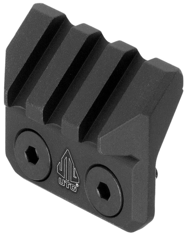 Leapers MTMP45 Picatinny Mount Angled Matte Black Aluminum M-LOK Mount