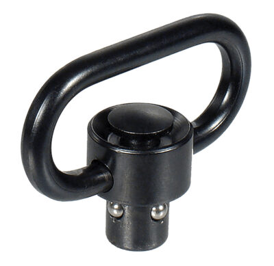 Leapers TLQDSW18 QD Sling Swivel  Black 1.38″ Push Button Steel