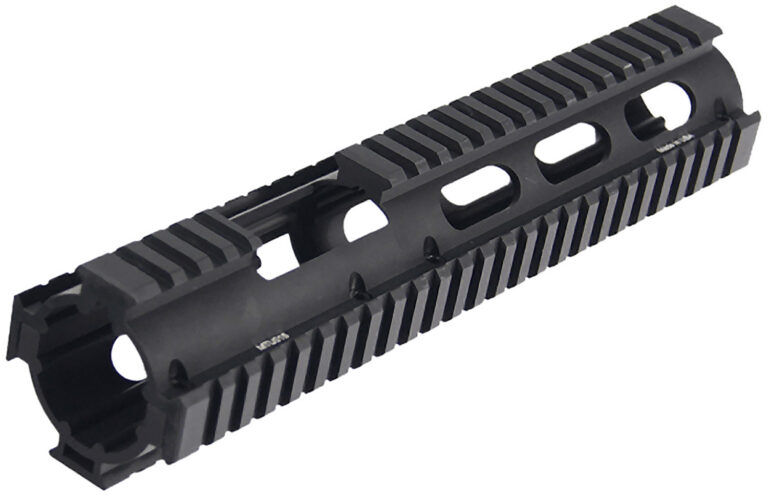 Leapers MTU015 Quad Rail Handguard Aluminum Matte Black Receiver