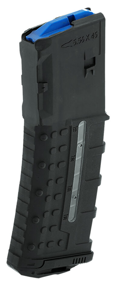 Leapers RBTAM30   30rd Windowed 223 Rem Fits AR-15 Black Polymer/Steel