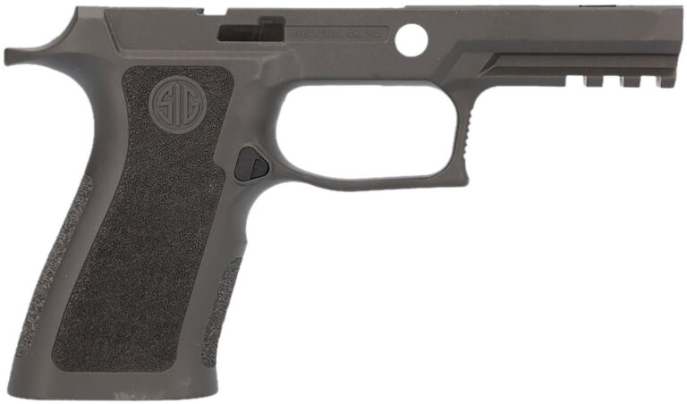 TXG 9/40/357 GRIP MODULE FOR SIG SAUER® P320-X CARRY SERIES TXG GRIP MODULE P320 CARRY X SERIES 9/40/357 GRAY