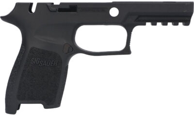 GRIP MODULE W/MANUAL SAFETY FOR SIG SAUER® P320 COMPACT GRIP MODULE P320-COMPACT W/MANUAL SAFETY 9/40/357 BLACK